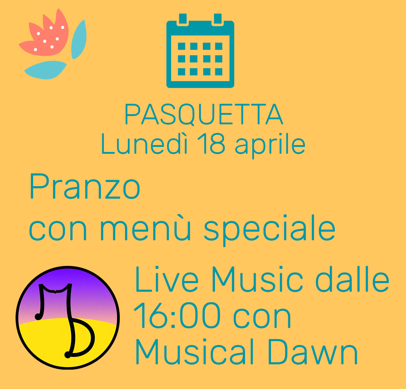 Pranzo di Pasqua al Tennis Club Castiglioncello