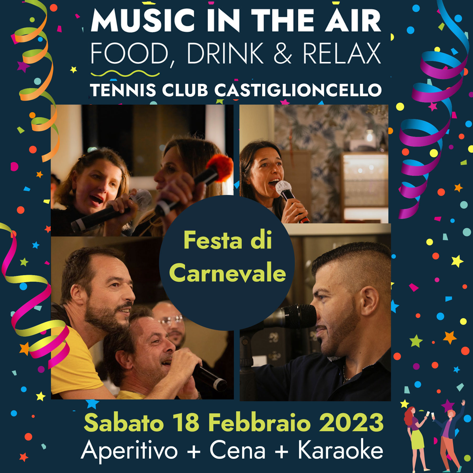 Festa di Carnevale Tennis Castiglioncello