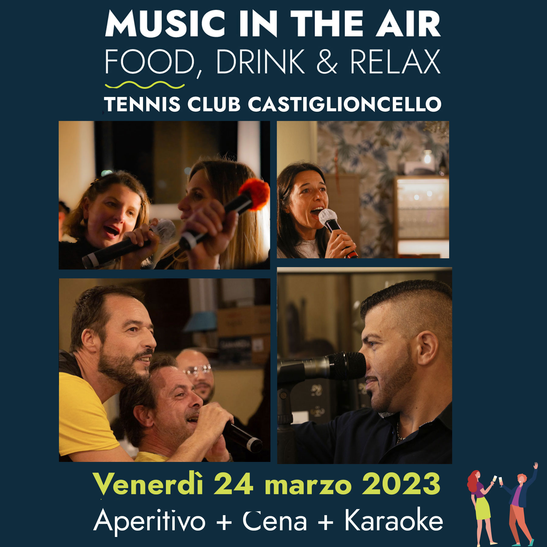 Karaoke Venerdì 24 Marzo Tennis Castiglioncello